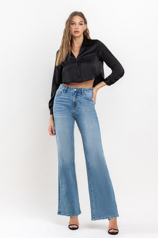 Candace High Rise Wide Leg Jeans