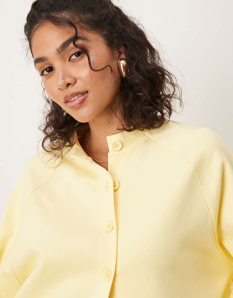 Interlock Cardigan in Buttermilk