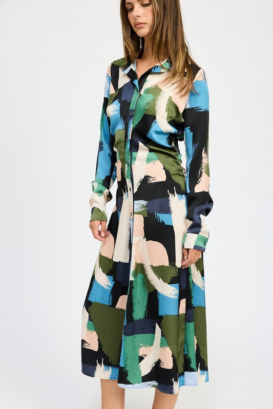 Bold Brushstrokes Dress