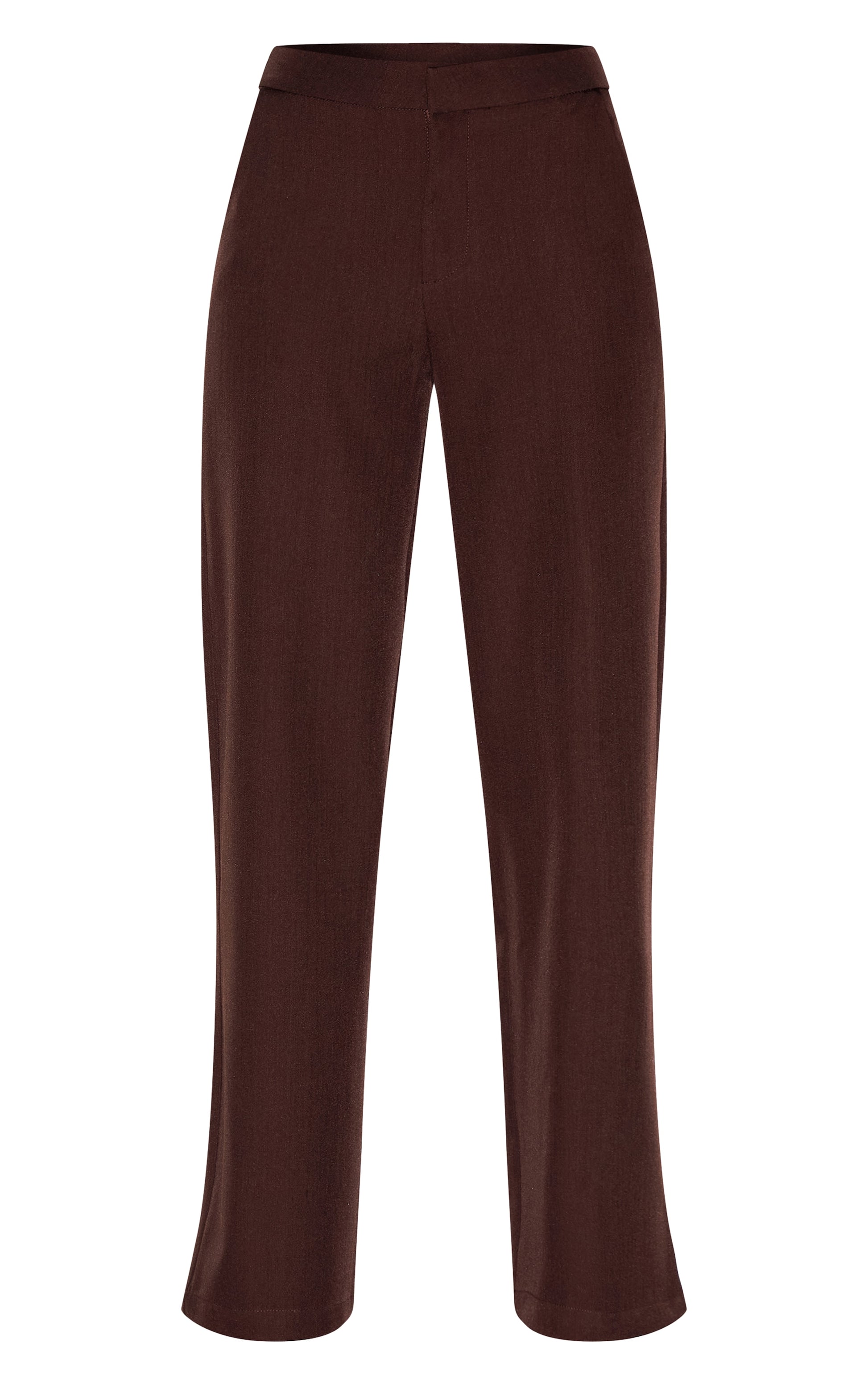 https://cdn-img.prettylittlething.com/8/6/0/5/8605746cf8f50dc8eb569c39be0eb5b026347b9c_CNM1898_5_dark_brown_tailored_woven_mid_rise_trousers.jpg