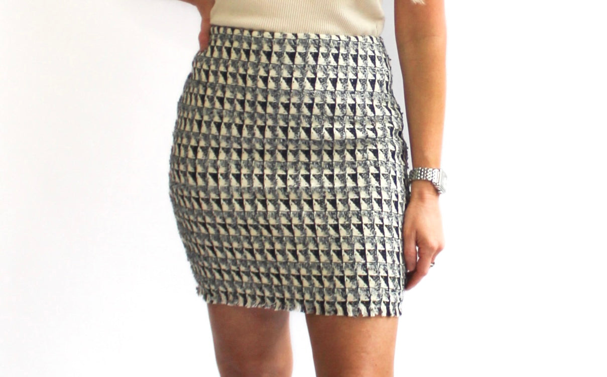Tweed Mini Skirt