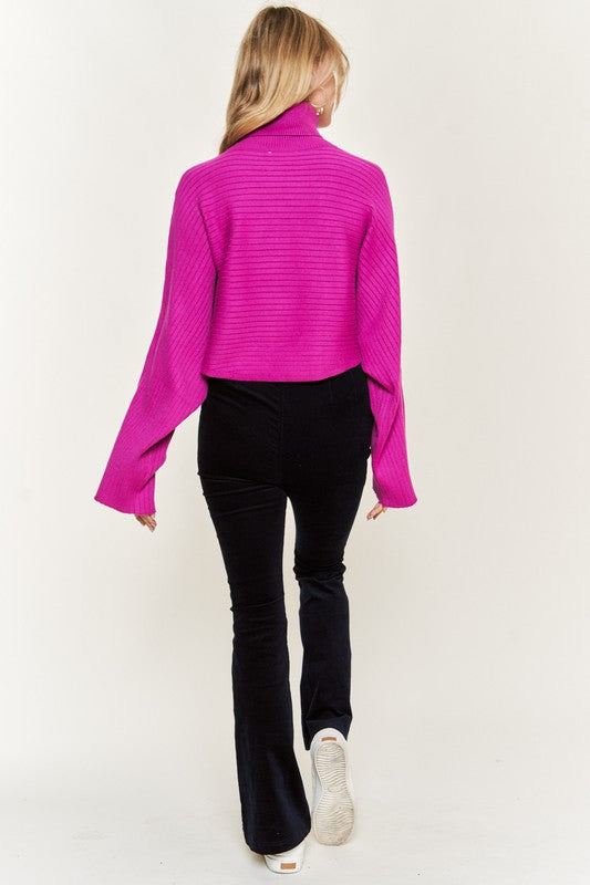 Mock Neck Long Sleeve Top