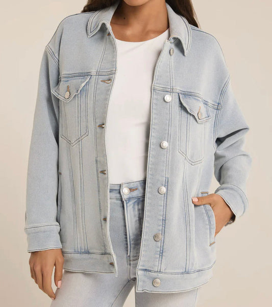 Z supply - Miles Denim Jacket Sun Bleached Indigo