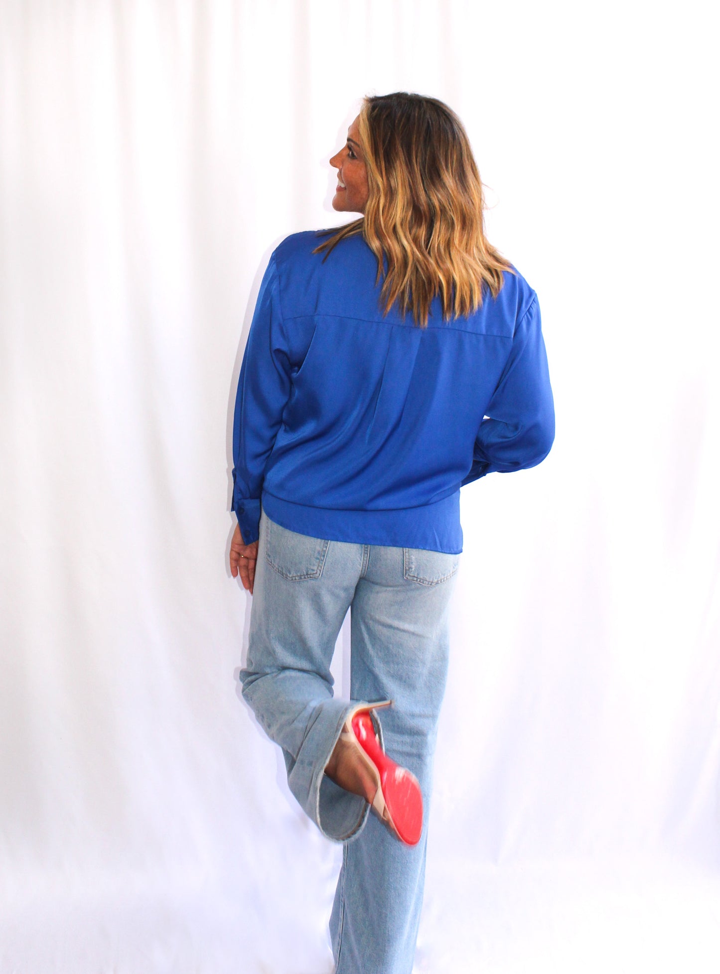 The Ashley Collared Button Down Tunic Shirt