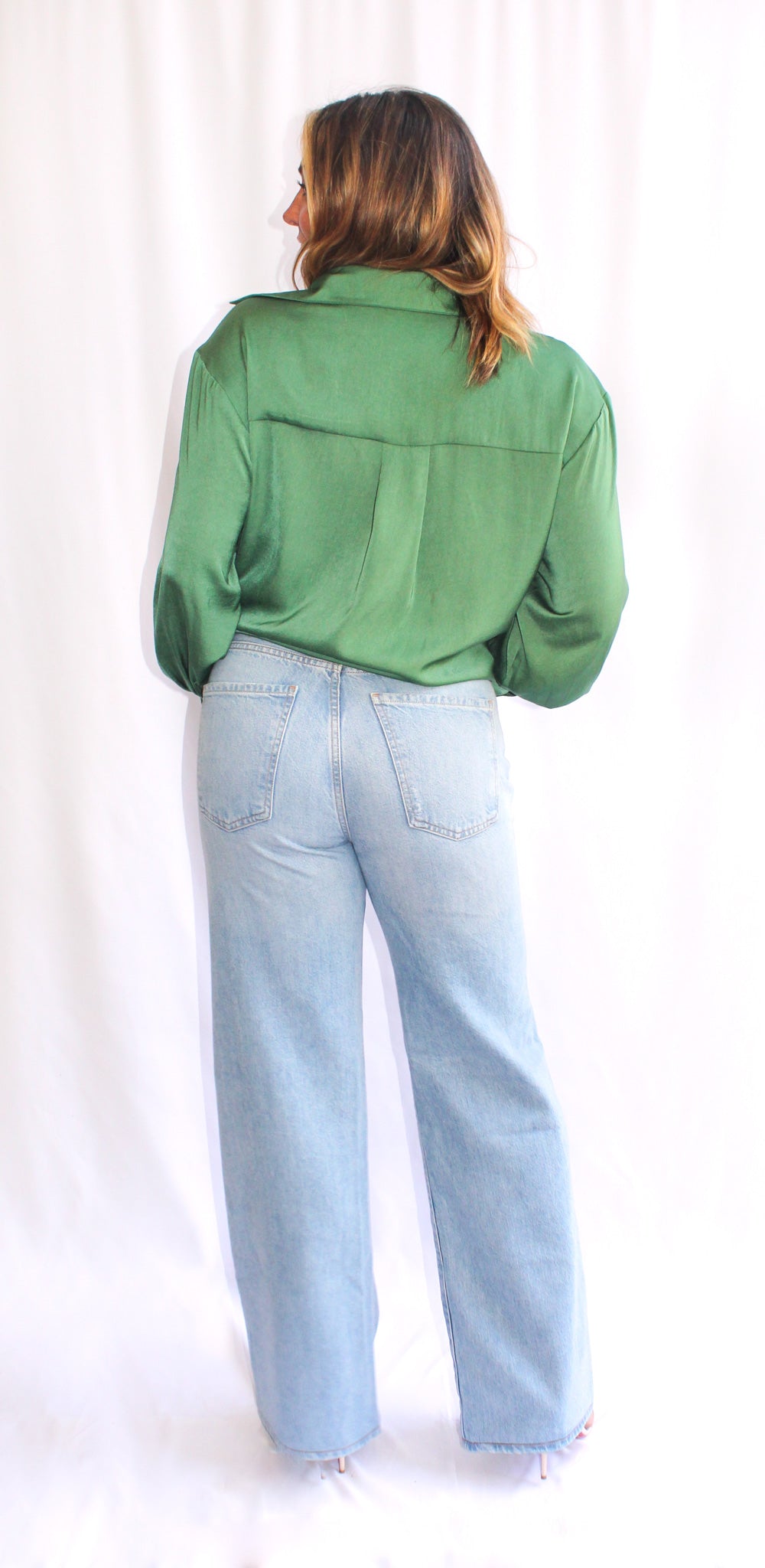 The Ashley Collared Button Down Tunic Shirt