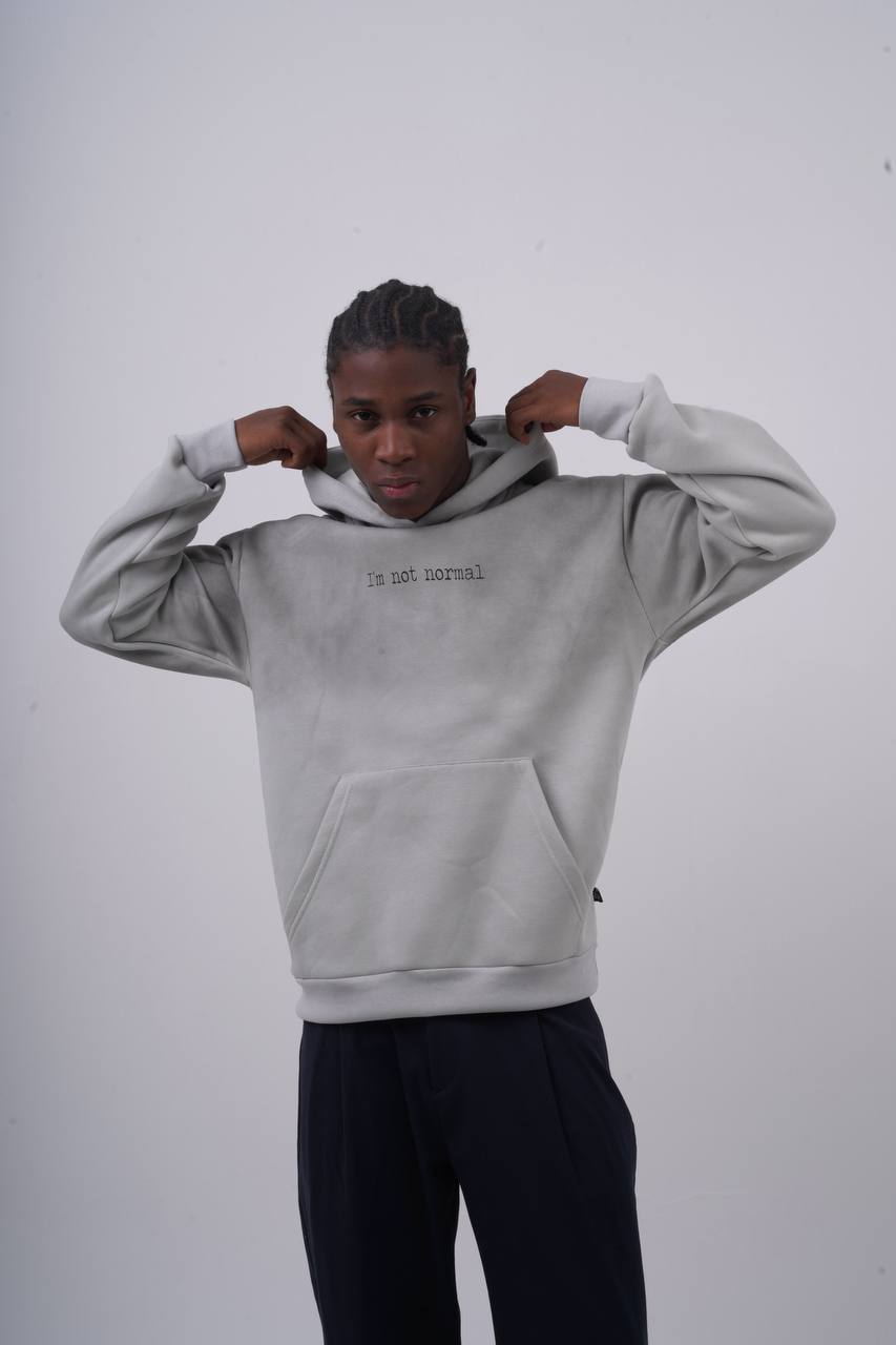 "I'm Not Normal" Graphic Hoodie