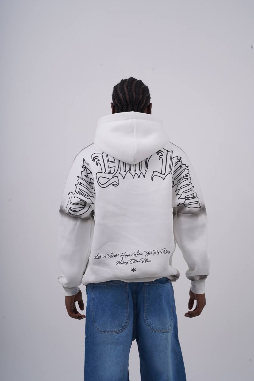 "Trust Your Journey" Gothic Graphic Hoodie