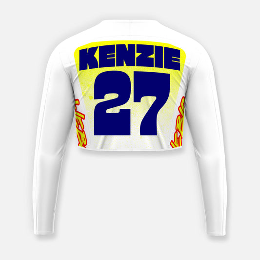 BLAZE OF GLORY WOMENS CROP JERSEY NAME & NUMBER PRINTING