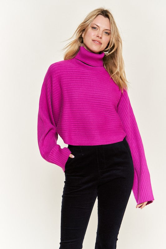 Mock Neck Long Sleeve Top